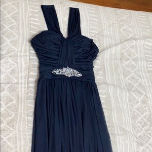 Navy Blue bridesmaid dress